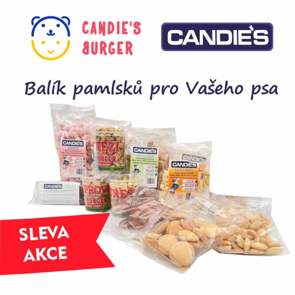 Balík pamlsků se slevou 50% a dárkem zdarma